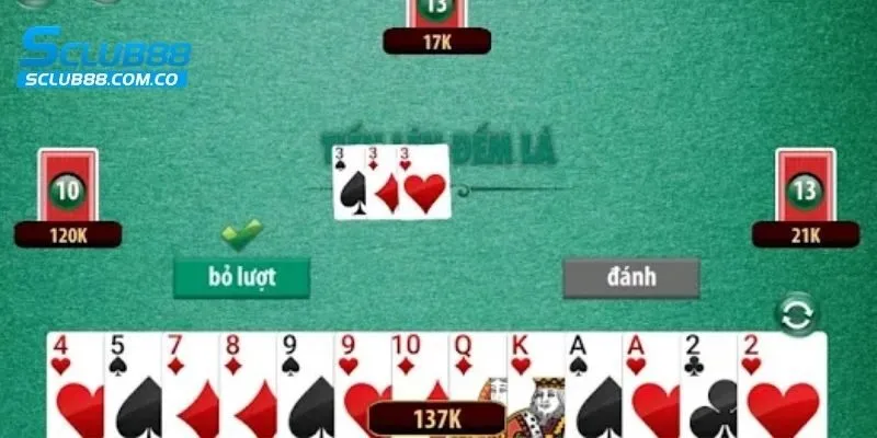 Thứ tự các lá bài trong Tiến Lên Đếm Lá